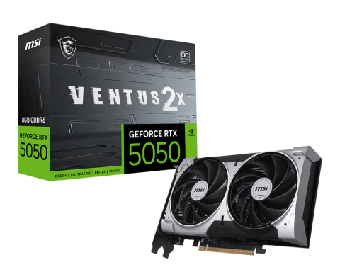 PLACA DE VIDEO MSI RTX 5050 VENTUS 2X OC 8GB
