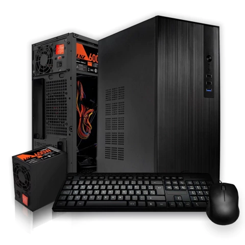 GABINETE KIT SENTEY TM40 C/FUENTE 600W TECLADO Y MOUSE