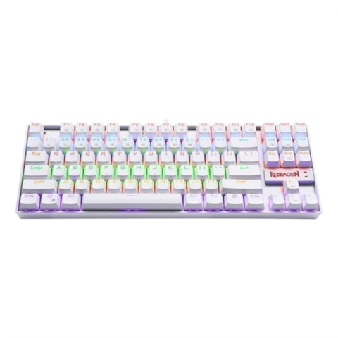 TECLADO REDRAGON KUMARA 2 RAINBOW MECANICO WHITE SWITCH RED