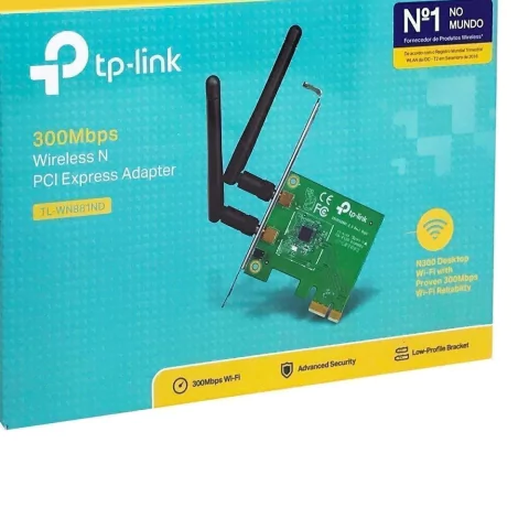 PLACA DE RED TPLINK INALAMRBICA TL-WN881ND 300MBPS
