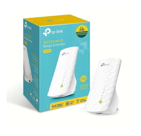 REPETIDOR EXTENSOR DE WIFI TPLINK DUAL BAND RE200 AC750