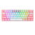 Teclado Mecanico REDRAGON FIZZ PRO WHITE PINK K616 RGB WIRELESS