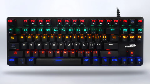 TECLADO MECANICO SENTEY GS-510 SWITCH RED RAINBOW