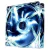 Cooler Fan MX 120mm Transparente Led Azul