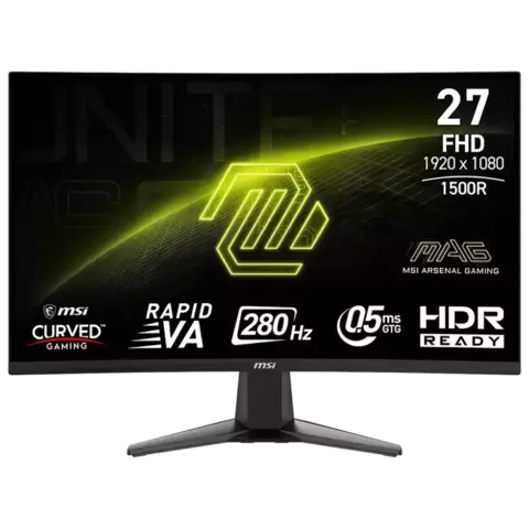 MONITOR GAMER CURVO MSI 27" MAG 276CXF 1500R FHD 280HZ 0.5MS