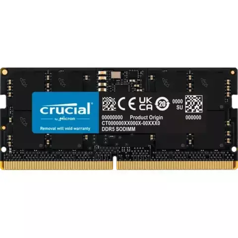 MEMORIA RAM SODIMM CRUCIAL 16GB DDR5 4800MHZ