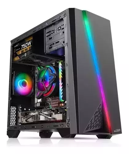 GABINETE SENTEY F10 RGB USB 3.0 LATERAL TRANSPARENTE