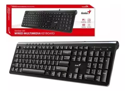 TECLADO GENIUS USB SLIMSTAR 230II