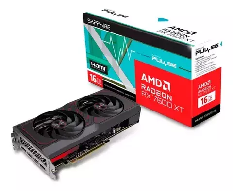 PLACA DE VIDEO SAPPHIRE PULSE RX 7600 XT D6 16GB