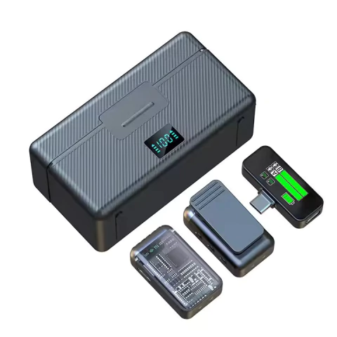 MICRÓFONO LAVALIER CELULAR INALÁMBRICO KS08 TIPO USB C