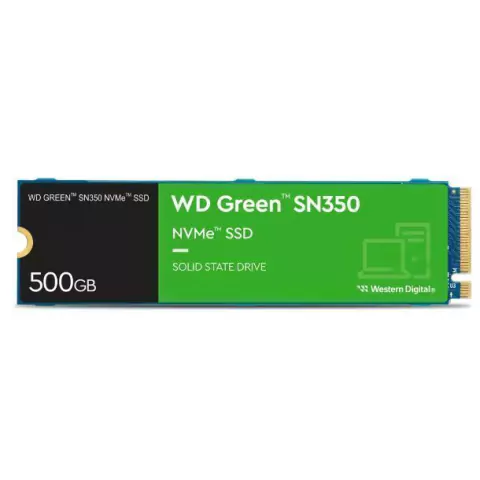 DISCO SOLIDO WESTERN DIGITAL GREEN 500GB NVME PCIE SN350