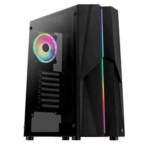 GABINETE AEROCOOL MECHA G BK V2 + FAN RGB