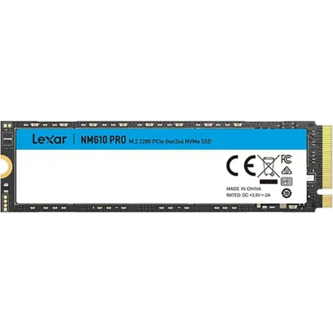 DISCO SÓLIDO LEXAR 500GB NM610 PRO M2 NVME