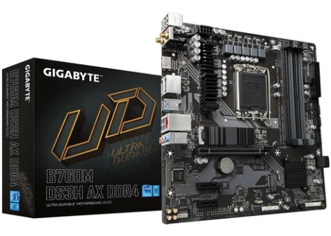 MOTHERBOARD GIGABYTE B760M DS3H AX WIFI DDR4