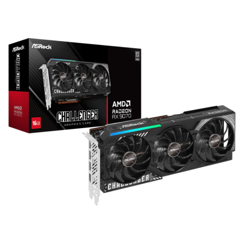 PLACA DE VIDEO ASROCK RX 9070 CL 16GB