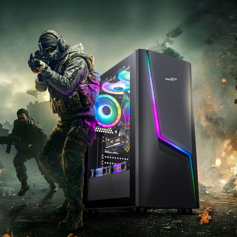 PC GAMER / DISEÑO INTEL CORE I7 12700F - 16GB DDR5 - SSD 1TB - RTX 5060 - WIN 11