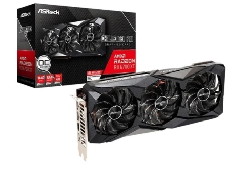OUTLET - PLACA DE VIDEO ASROCK RX 6700 XT CHALLENGER PRO 12GB OC