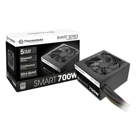 FUENTE THERMALTAKE SMART 700W 80 PLUS WHITE