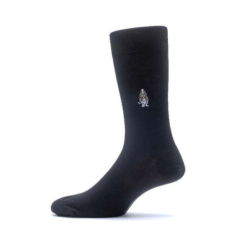 Soquete Classic algodón PERRO negro