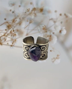 Anillo ancho con piedra. Varios modelos - DRUSA ACCESORIOS