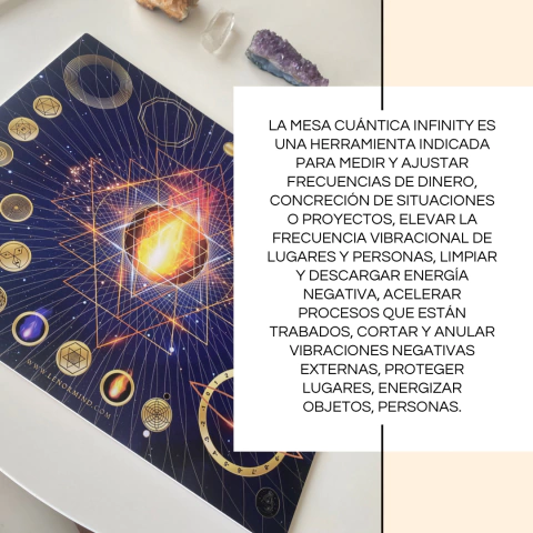 Sesión de Mesa Cuantica infinity.