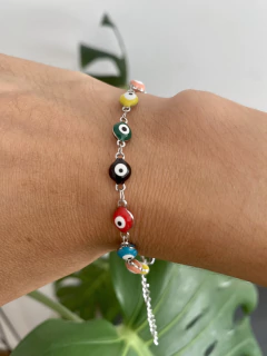 Pulsera ojo turco de colores en internet