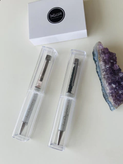 Lapiceras con piedras. Grabado te quiero en internet