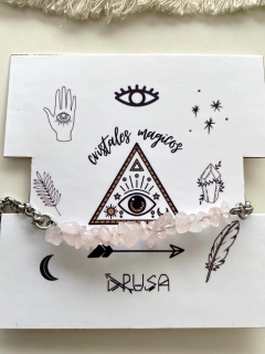 Pulsera de acero y piedras - comprar online