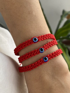 Pulsera macramé ojo turco - comprar online