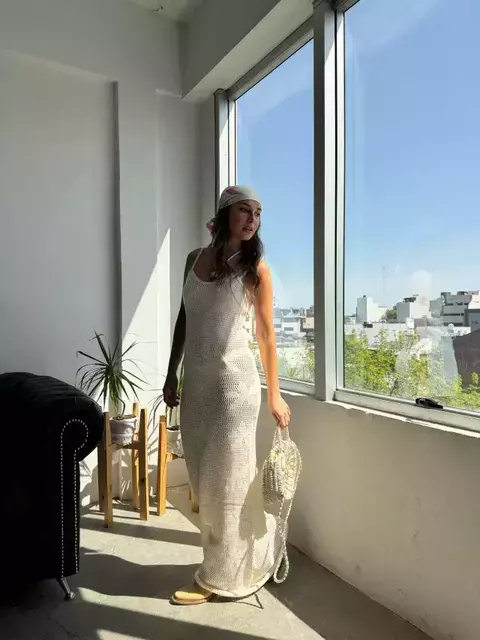 VESTIDO HILO LARGO MARGARITA