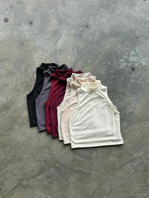 TOP MUSCULOSA POLERA LANILLA