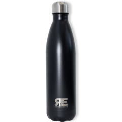 BOTELLA TÉRMICA GRANDE 750ml NEGRA RE-UTILIZABLE I RE CONSCIENTE