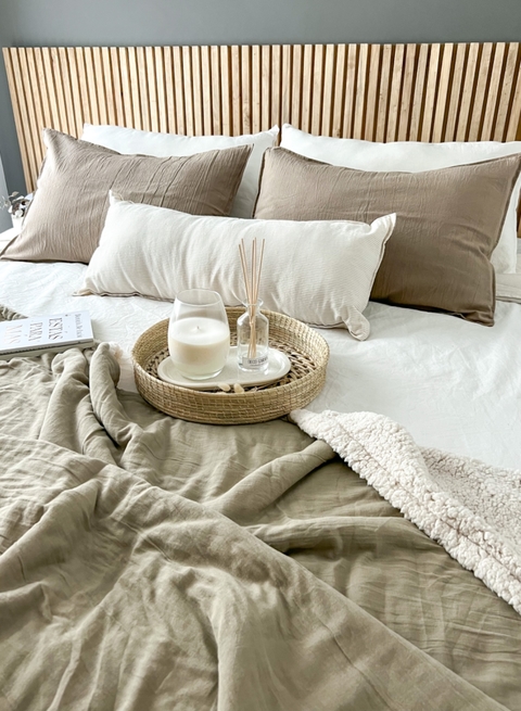 Pack de almohadones Venecia x5 - Tostado