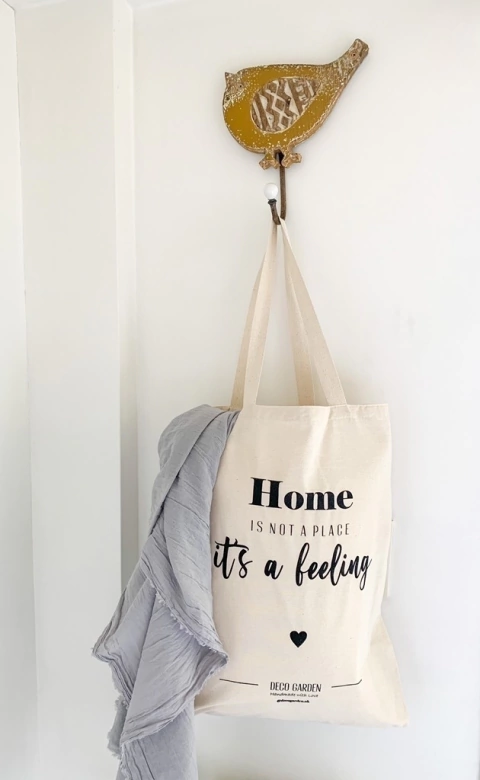 Tote bag - Home is not a place it's a feeling