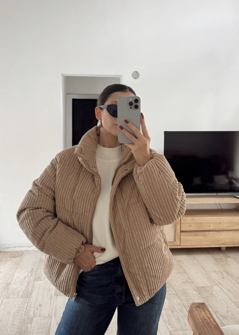 Puffer corderoy