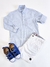 Bata Infantil Listras Azul Ogochi 001526232-Az