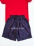 Shorts Bermuda De Tactel Infantil Estampada Longa Ogochi 4506411