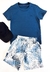 Shorts Bermuda De Tactel Infantil Estampada Longa Ogochi 4496005 - comprar online