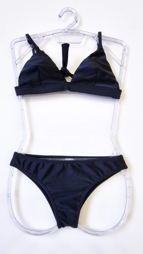 Biquíni Teen Cortininha Preto Siri 40380