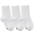 Kit Com 3 Meias Infantil Cano Longo Branca Lupo 2727-B