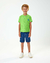 Camiseta Infantil Masculina Folhas Verde Onda Marinha 1.243.046 - 3Kids