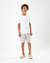 Conjunto Infantil Masculino Camiseta Off Com Shorts Sarja Listras Onda Marinha 1.243.116 - 3Kids