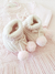 Sapatinho De Tricot Bebê Pompom Rosa 8053-R - comprar online