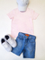 Camiseta Infantil Básica Rosa Ogochi 006006001-65