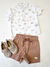 Conjunto Infantil Dinossauros Camisa E Shorts Onda Marinha 1.243.040