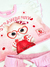 Conjunto Infantil Gatinho Blusa E Shorts Saia Rosa Cinti 12159-Rs - comprar online