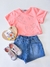 Blusa Infantil Strass Laranja Kukiê 73767-Ln