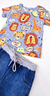 Camiseta Infantil Masculina Estampada Animais Azul Up Baby 45204 - comprar online