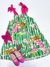 Vestido Infantil Estampado Verde Up Baby 45179