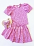 Conjunto Infantil Corações Rosa Animê P6065-P - comprar online